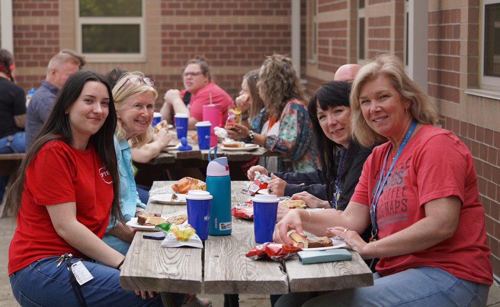 Kitley Staff at cookout
