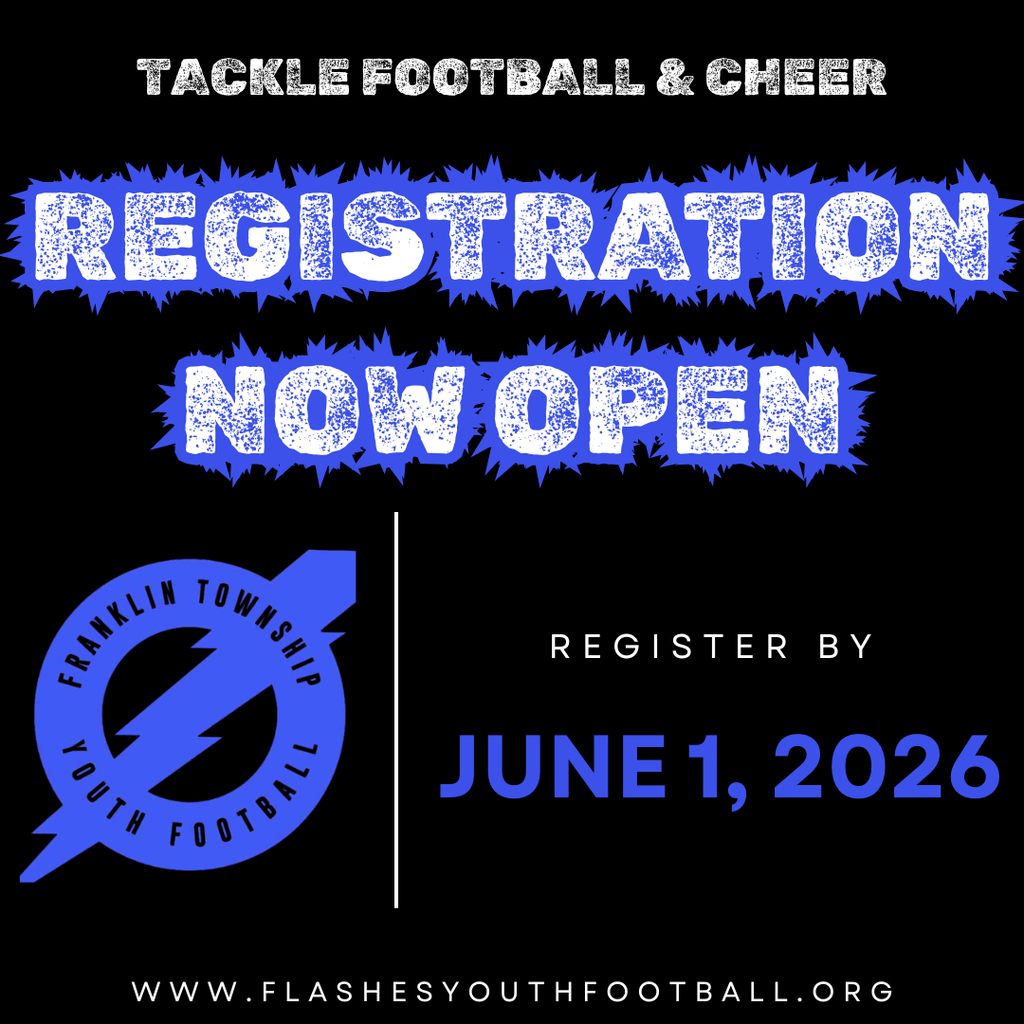 FTYF Registration open for tackle football and cheer until June 1, 2026