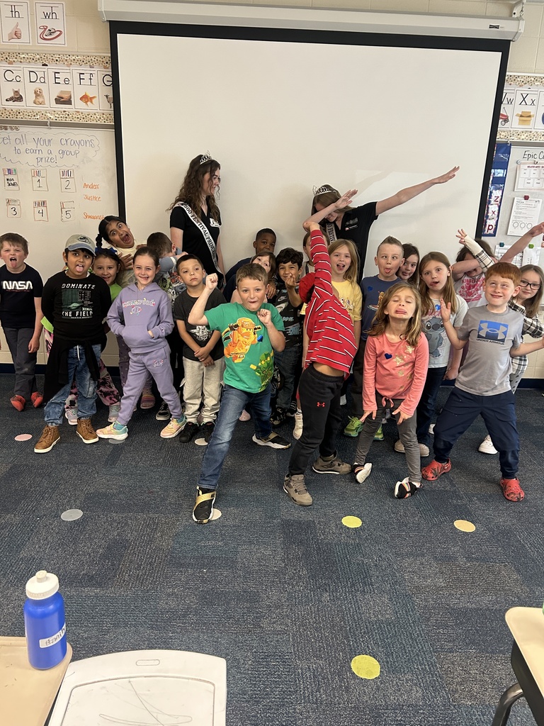 Indy 500 Princesses visiting the first grade classrooms