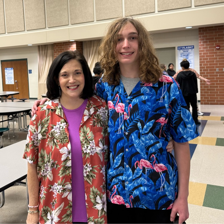 Wyatt celebrates this week’s “Woodrow Wednesday” at FCJH! #weareflashes #ignitingpurpose