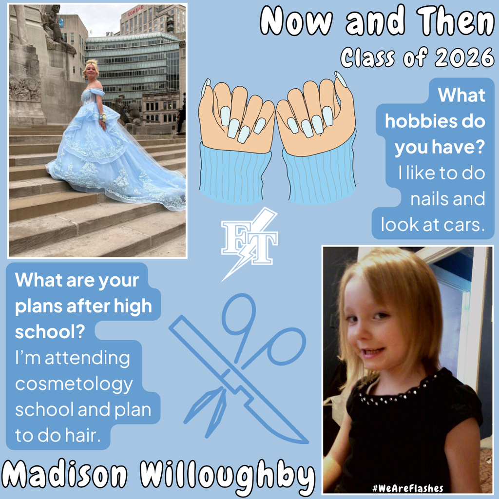 Madison Willoughby Senior now and Then