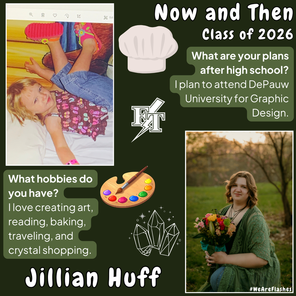 Jillian Huff Senior Now and then