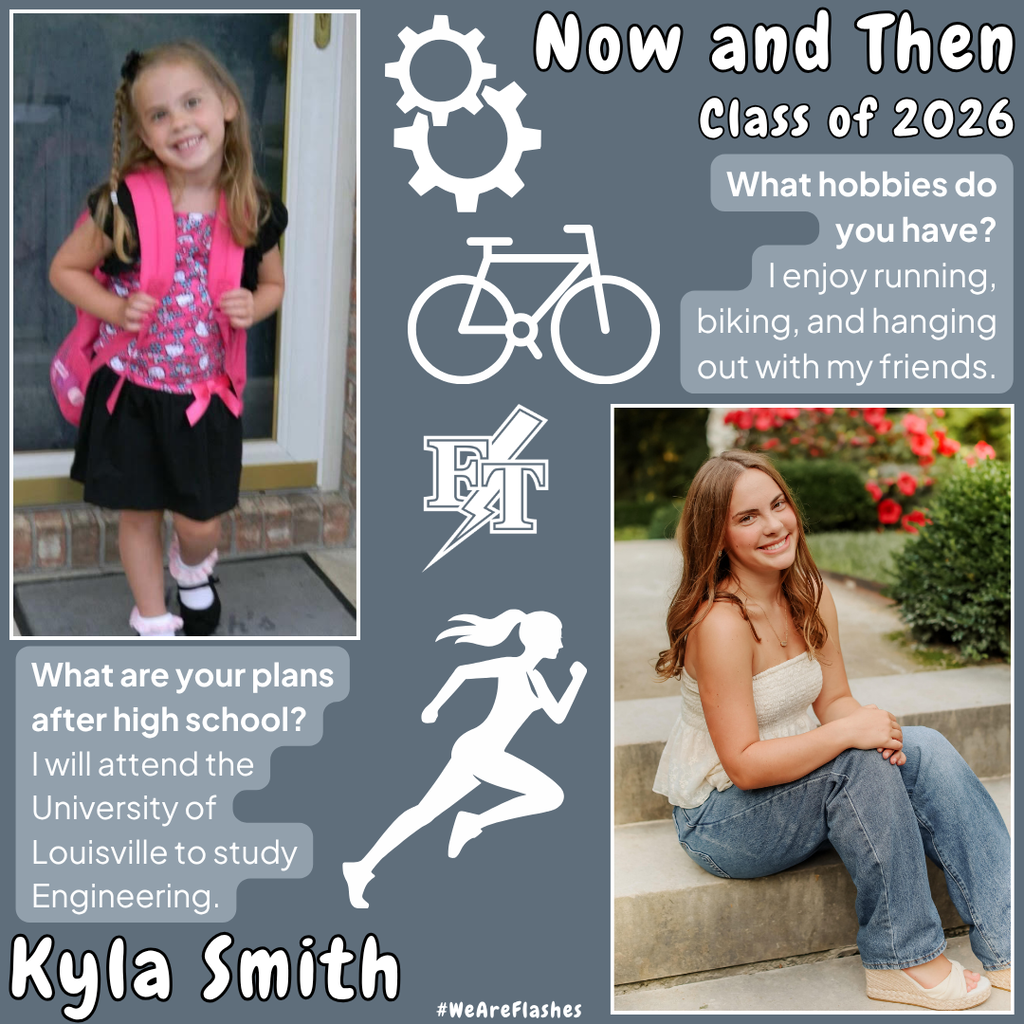 Kyla Smith Senior Now and Then