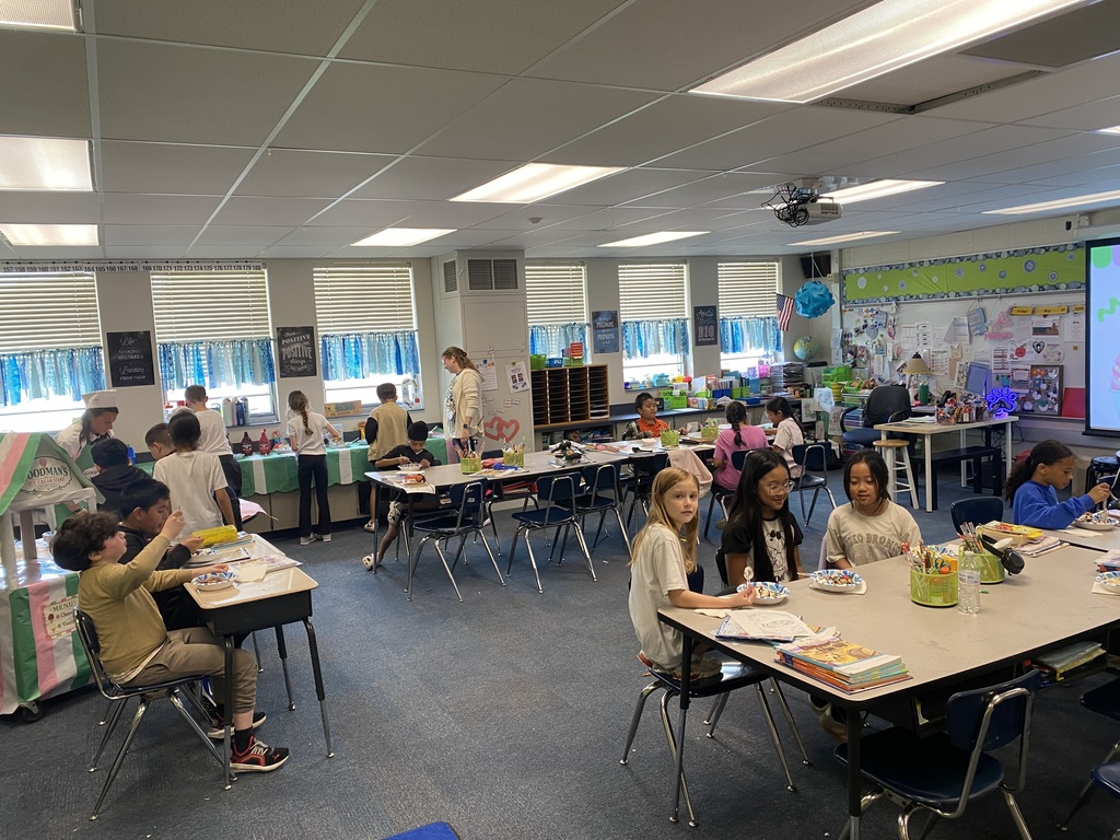 Mrs. Goodman's third grade class's ice cream reward