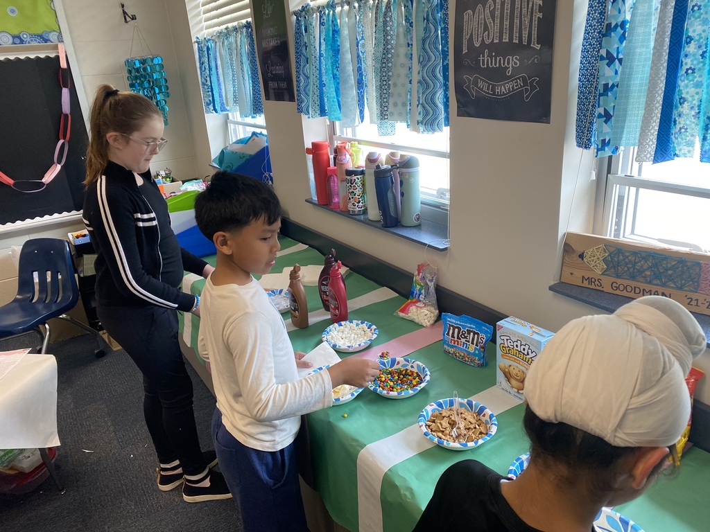Mrs. Goodman's third grade class's ice cream reward