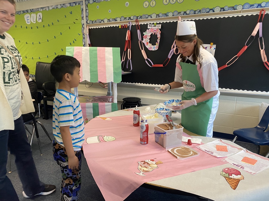 Mrs. Goodman's third grade class's ice cream reward