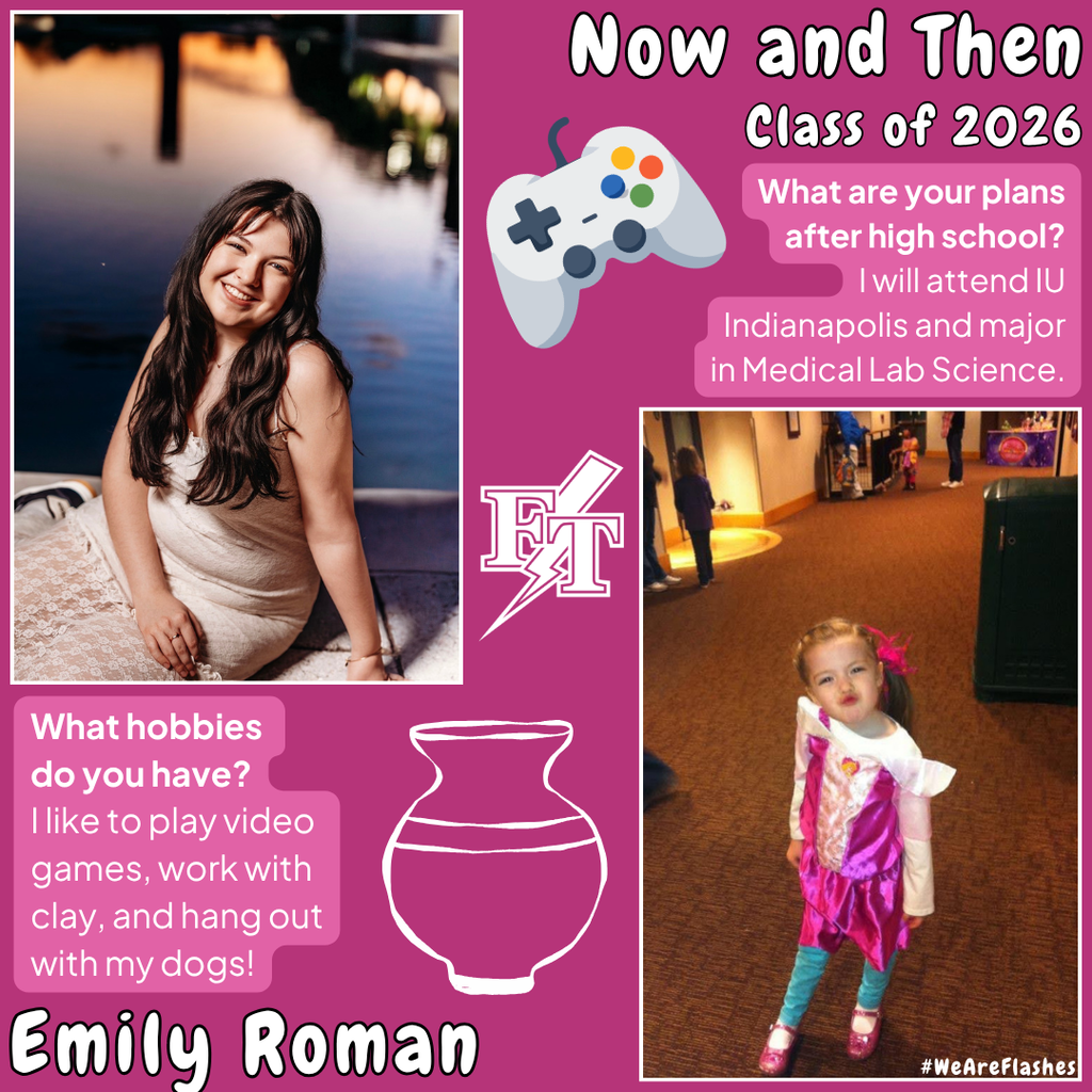 Emily Roman Senior Now and Then