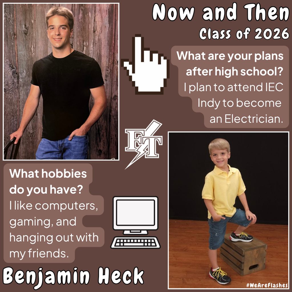 Benjamin Heck Senior Now and Then