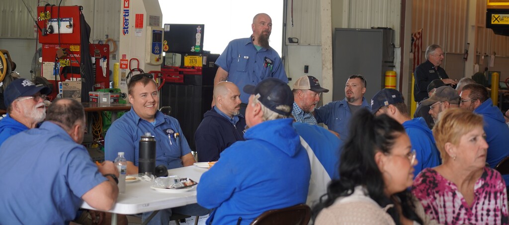 Maintenance Department at the cookout