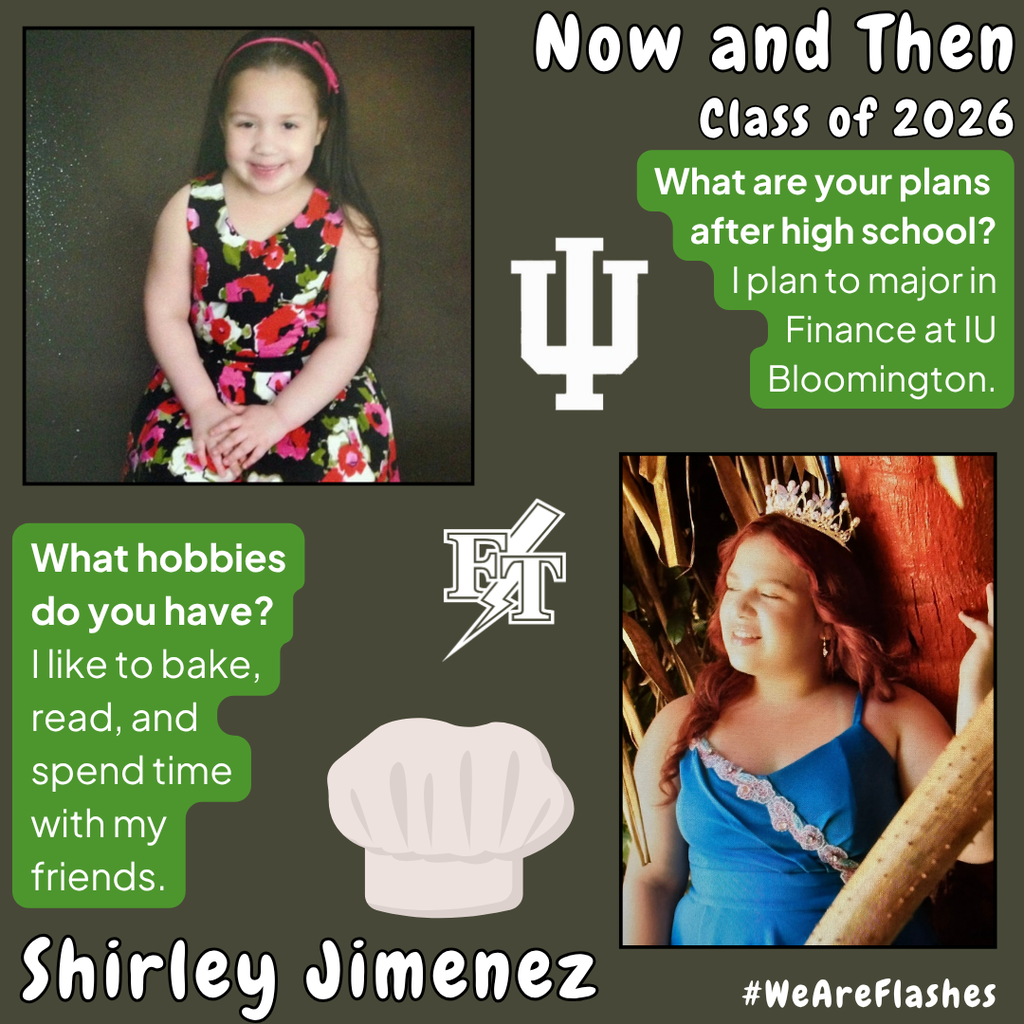 Shirley Jimenez Senior Now and Then