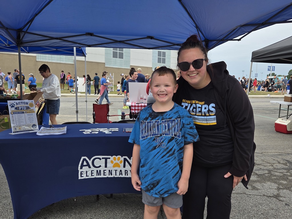 Acton family at the Back 2 School Bash