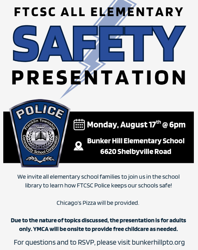 Safety presentation at Bunker Hill