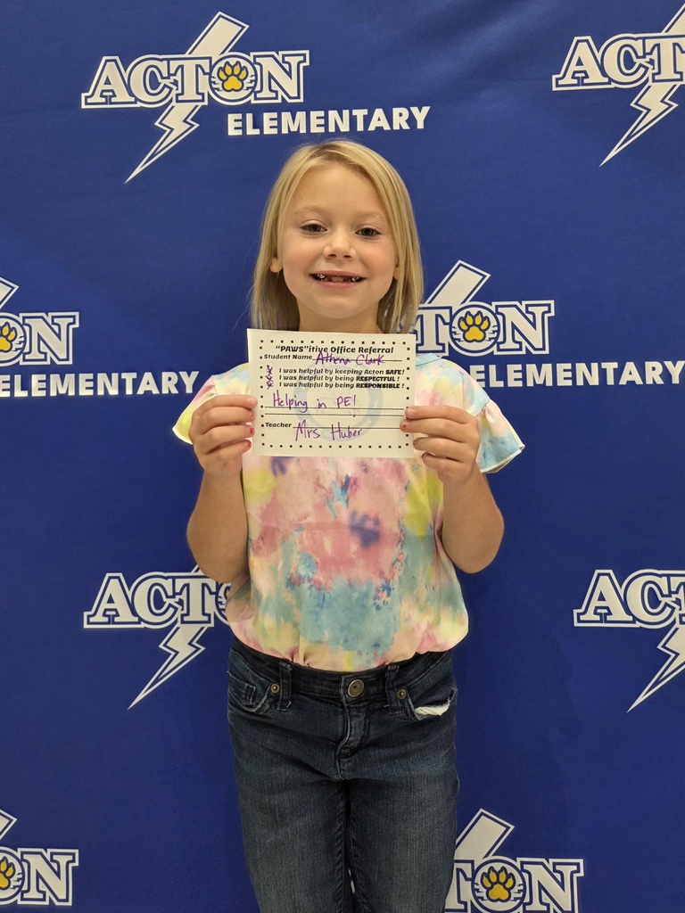 Student with Pawsitive Office Referral