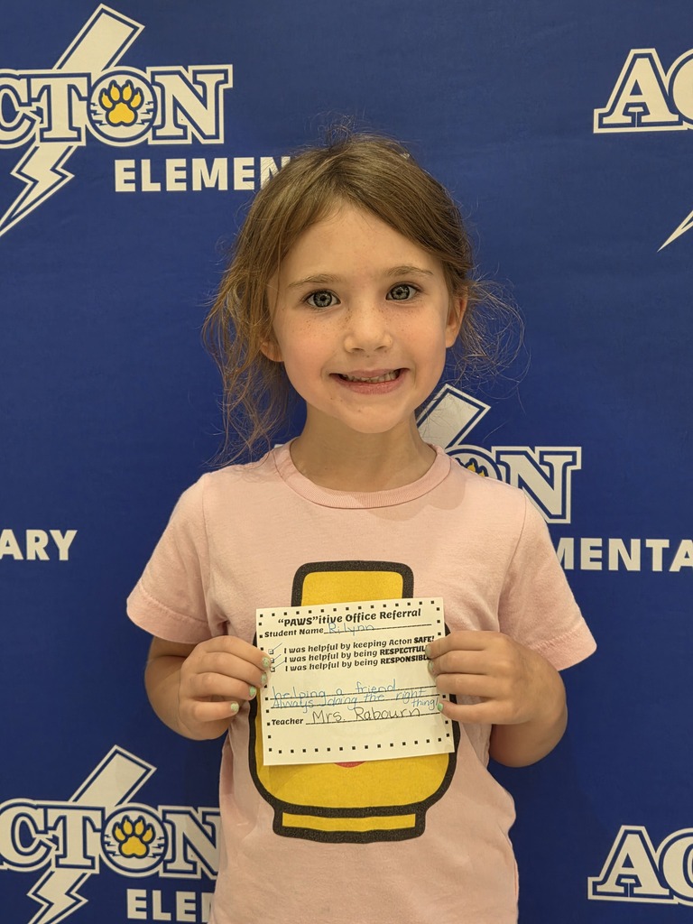 Student with Pawsitive Office Referral
