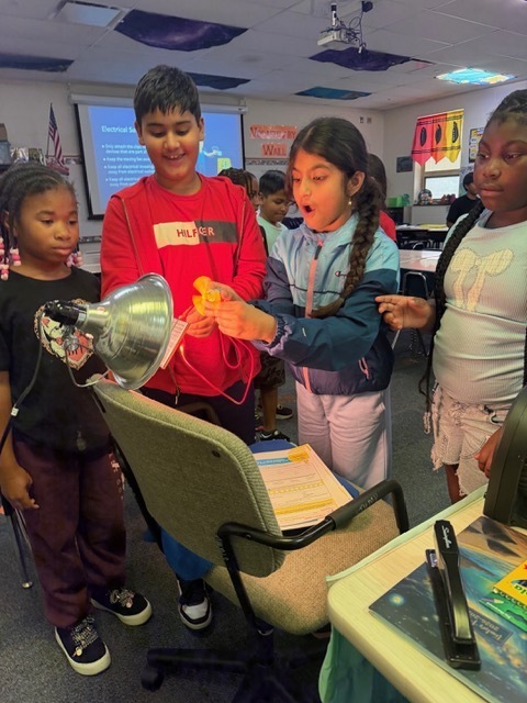 Students doing a Science Lab