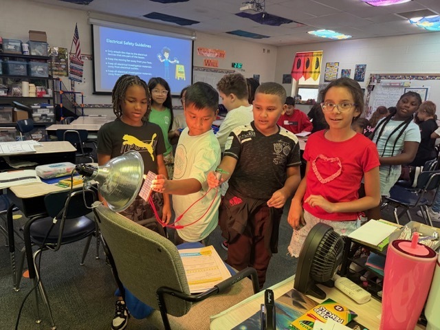 Students doing Science Lab 