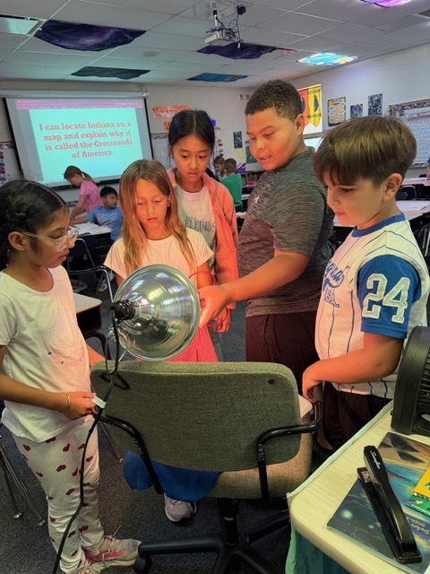 Students doing Science Lab