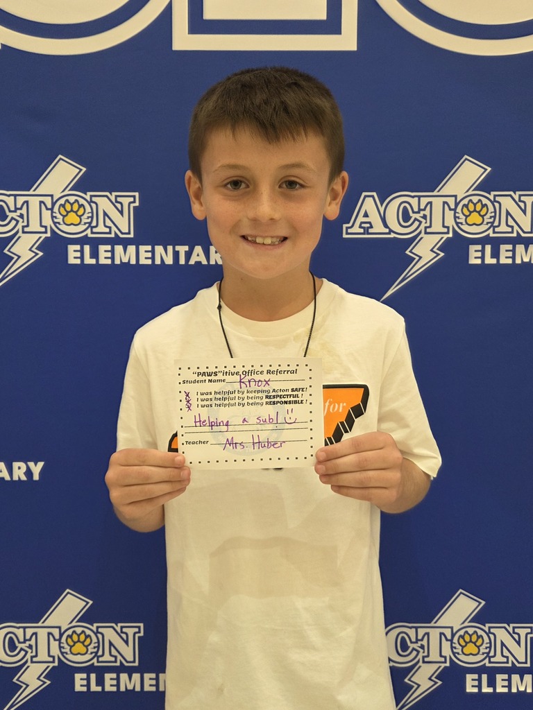 Student with Pawsitive Office Referral
