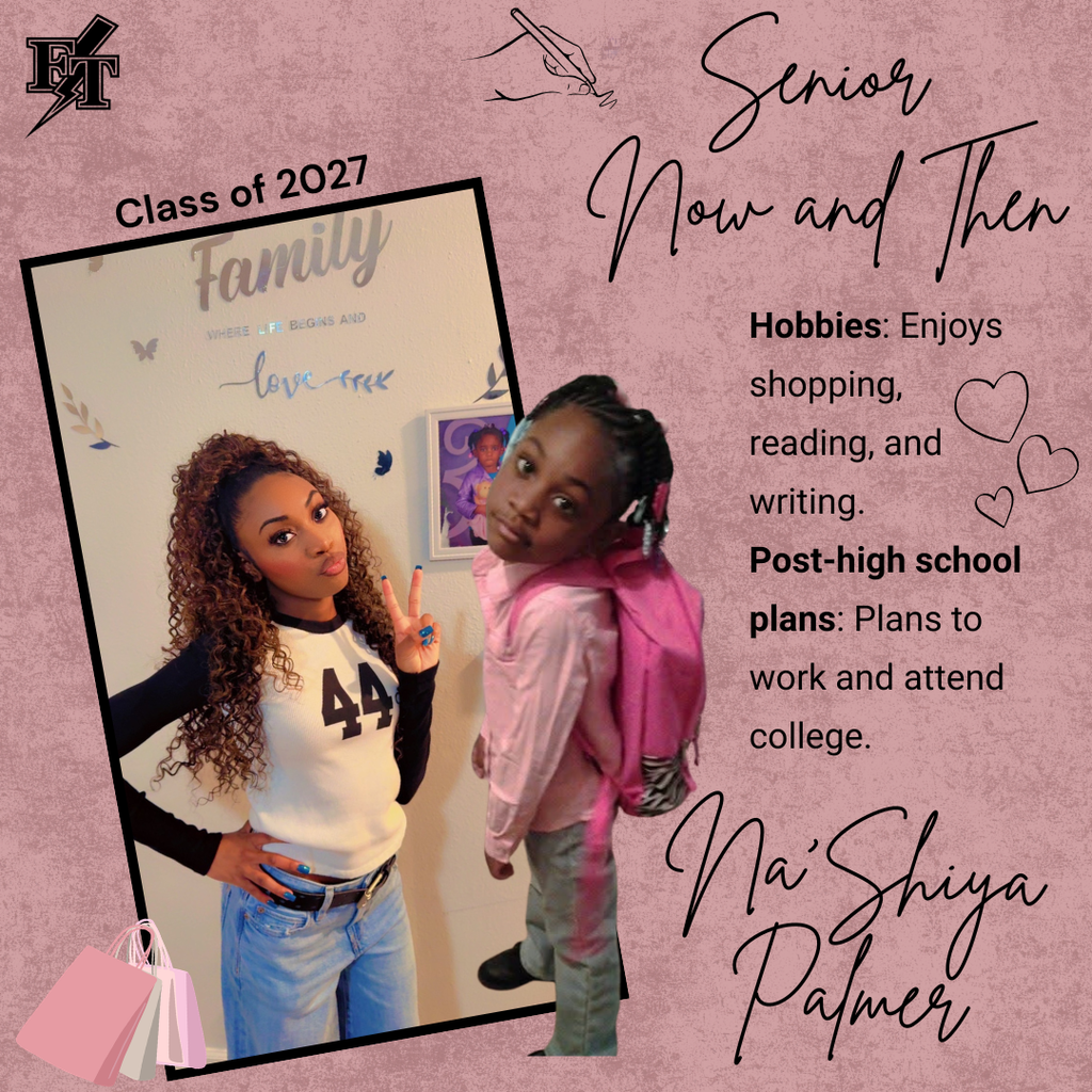 Na'Shiya Palmer Senior now and then