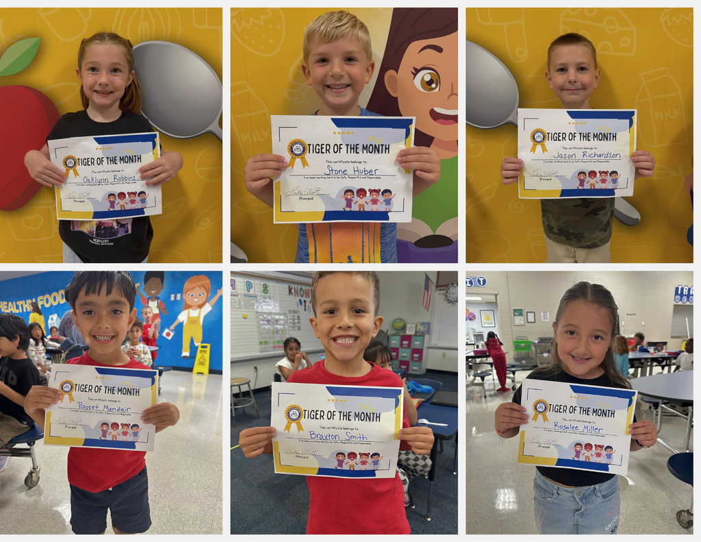 August Tiger of the Month