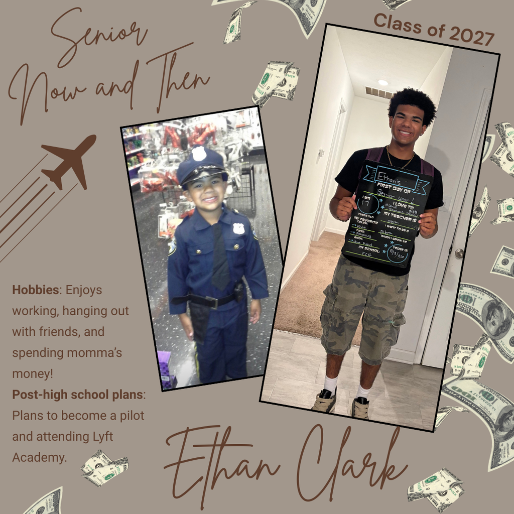 Ethan Clark Senior Now and Then