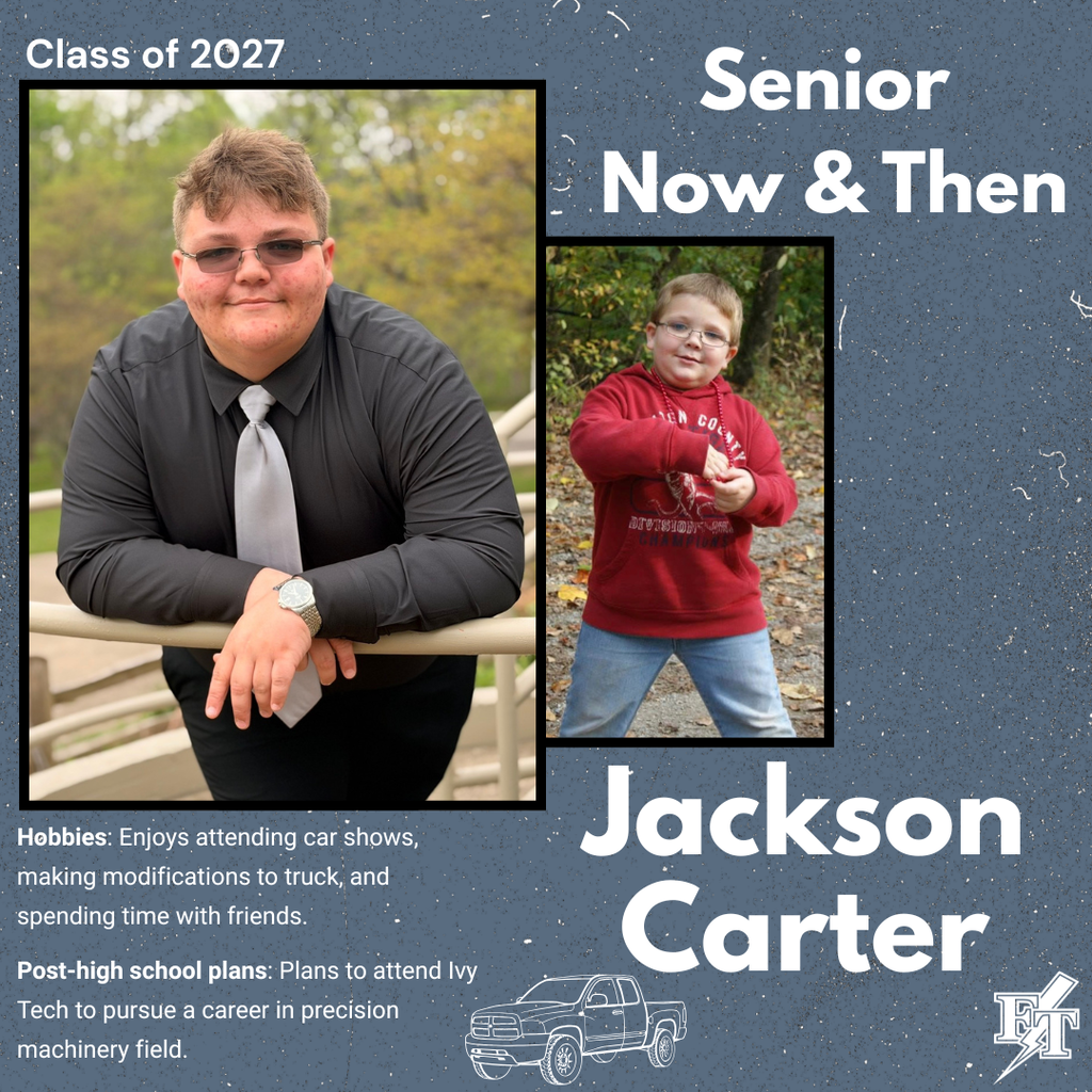 Jackson Carter Senior Now and Then