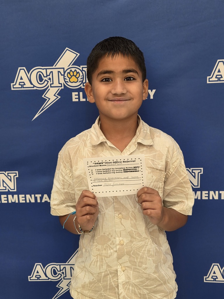 Student with Pawsitive Office Referral