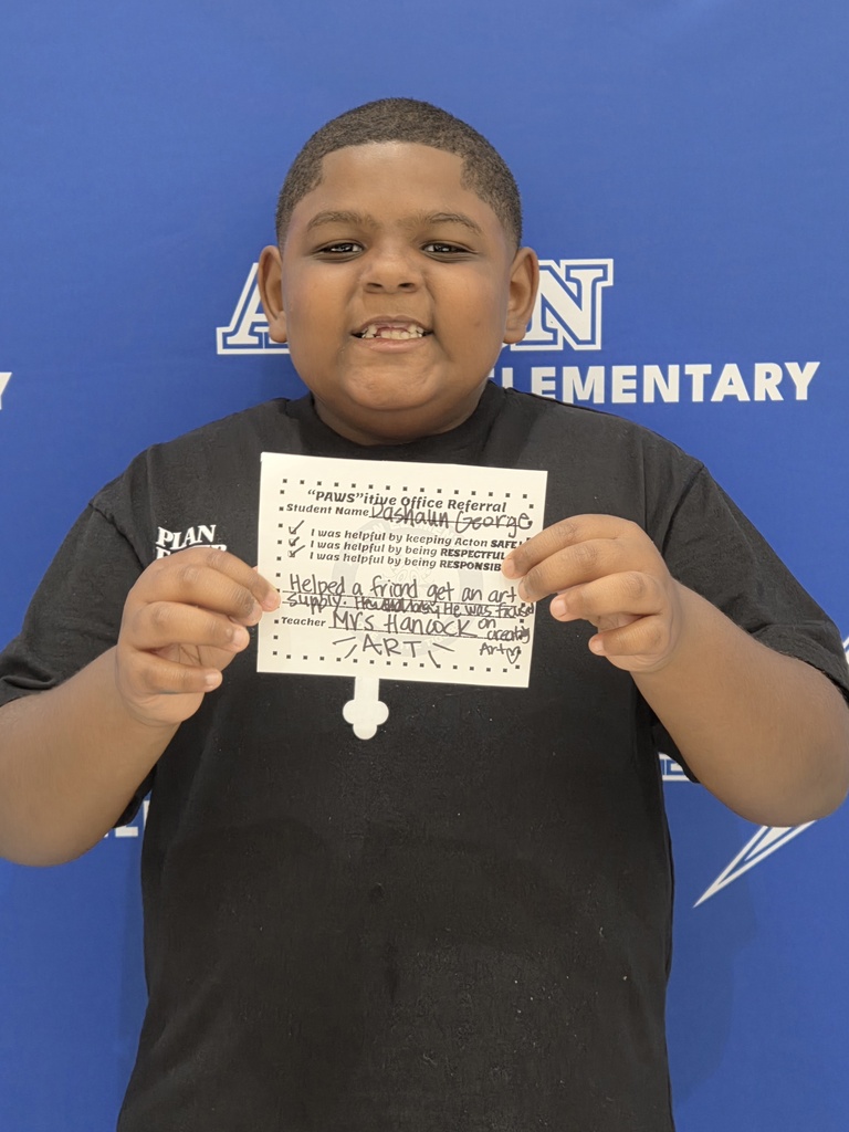 Student with Pawsitive Office Referral