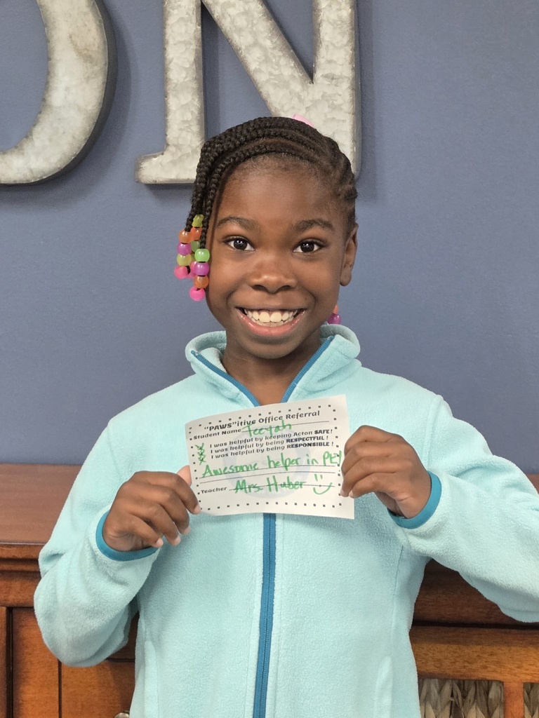 Student with Pawsitive Office Referral