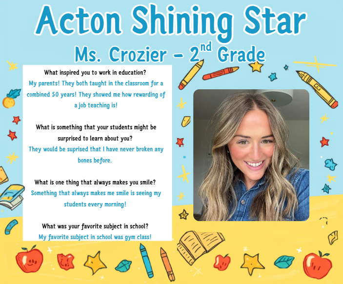 Acton Shining Star-Ms. Crozier