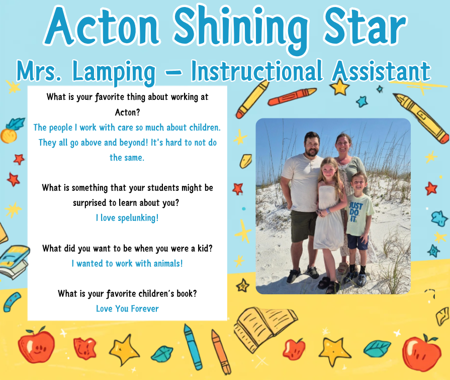 Acton Shining Star-Mrs. Lamping