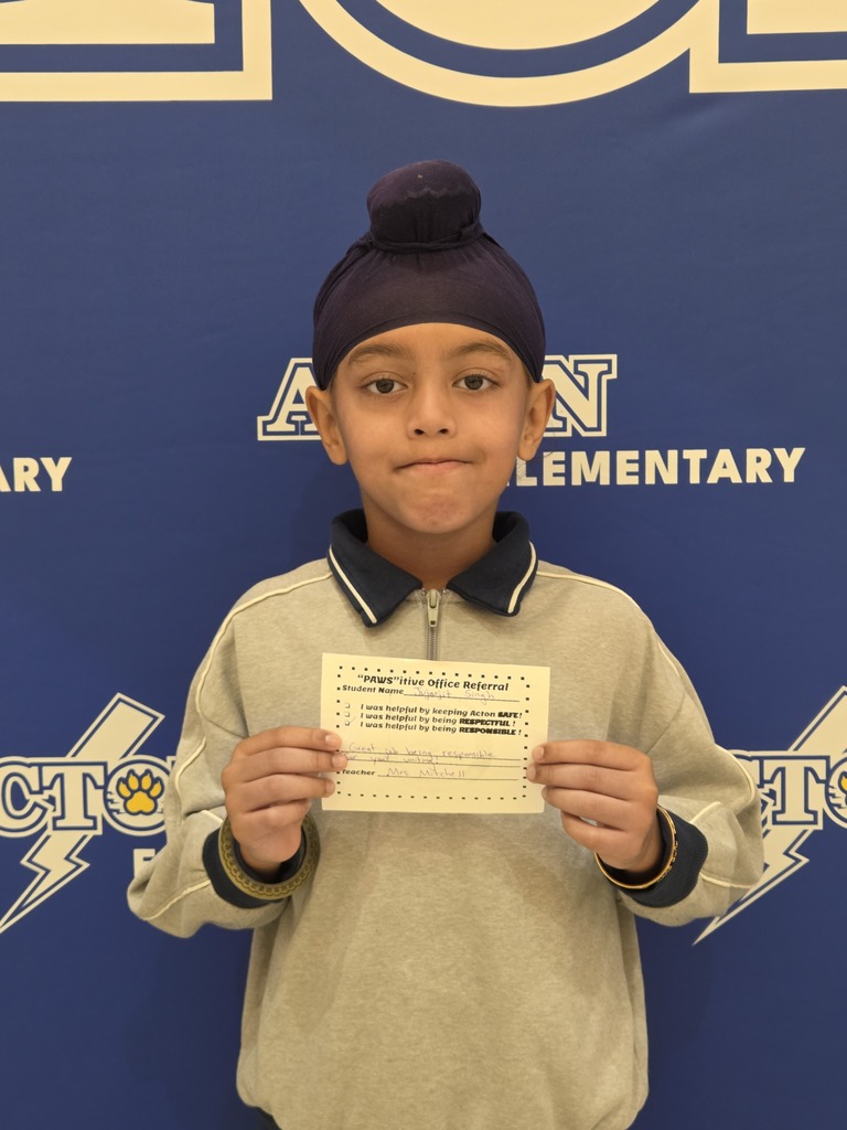 Student with Pawsitive Office Referral