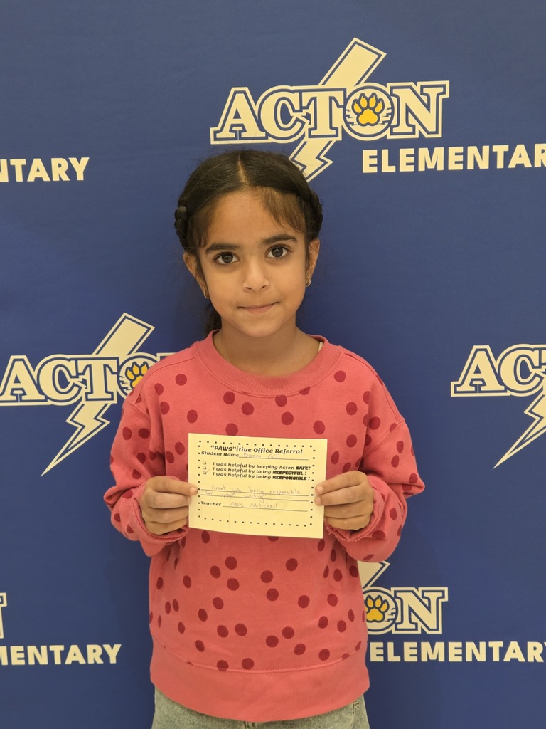 Student with Pawsitive Office Referral