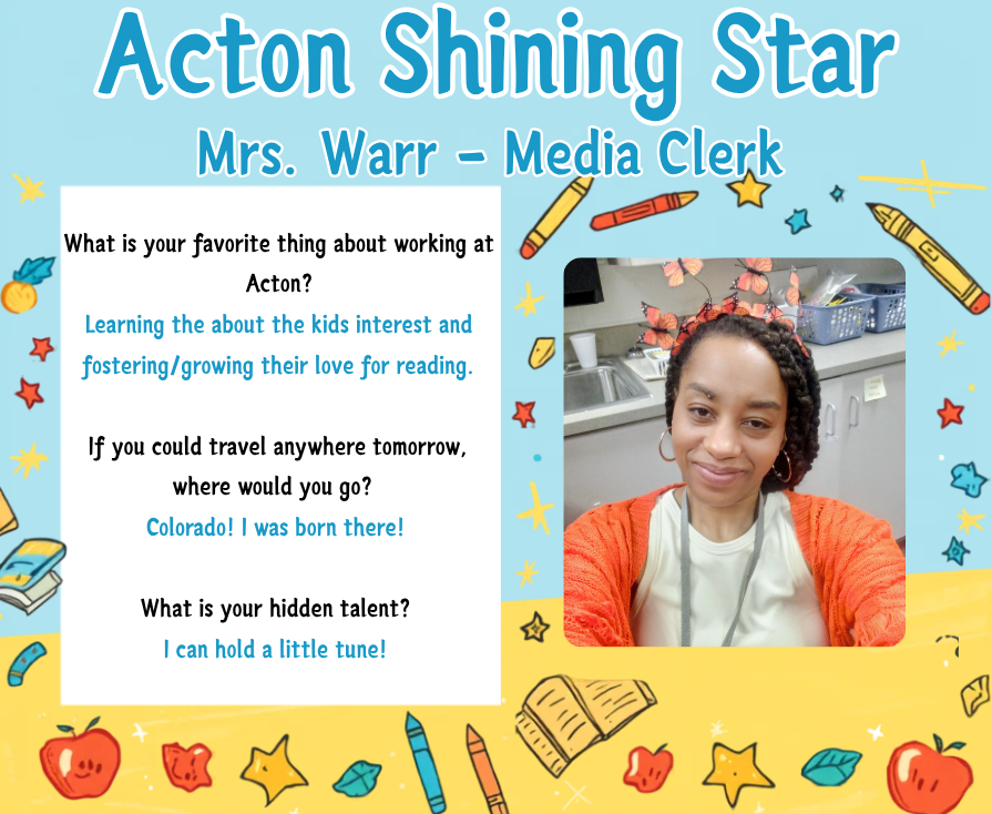 Acton Shining Star-Ms. Warr