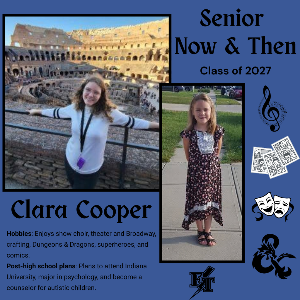 Clara Cooper Senior Now and Then