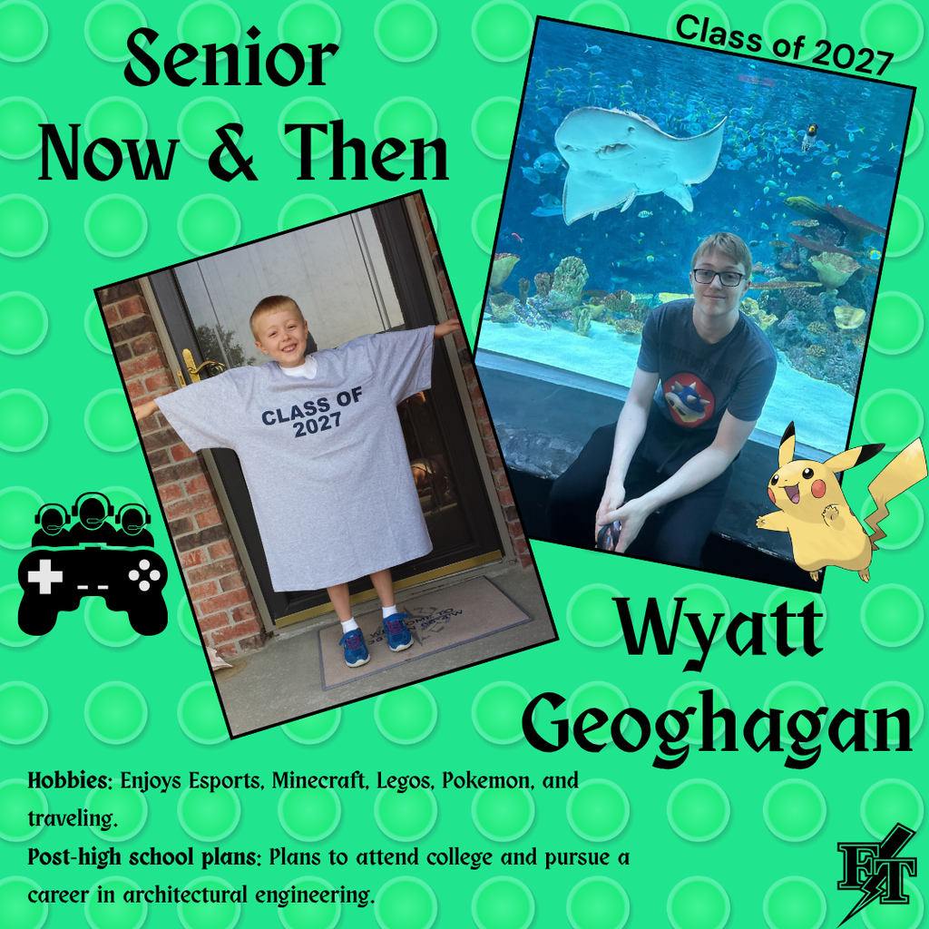 Wyatt Geoghagan Senior Now and Then