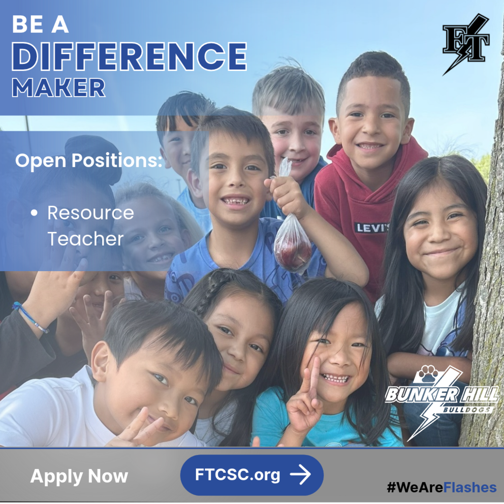 flyer for our open Resource Teacher position