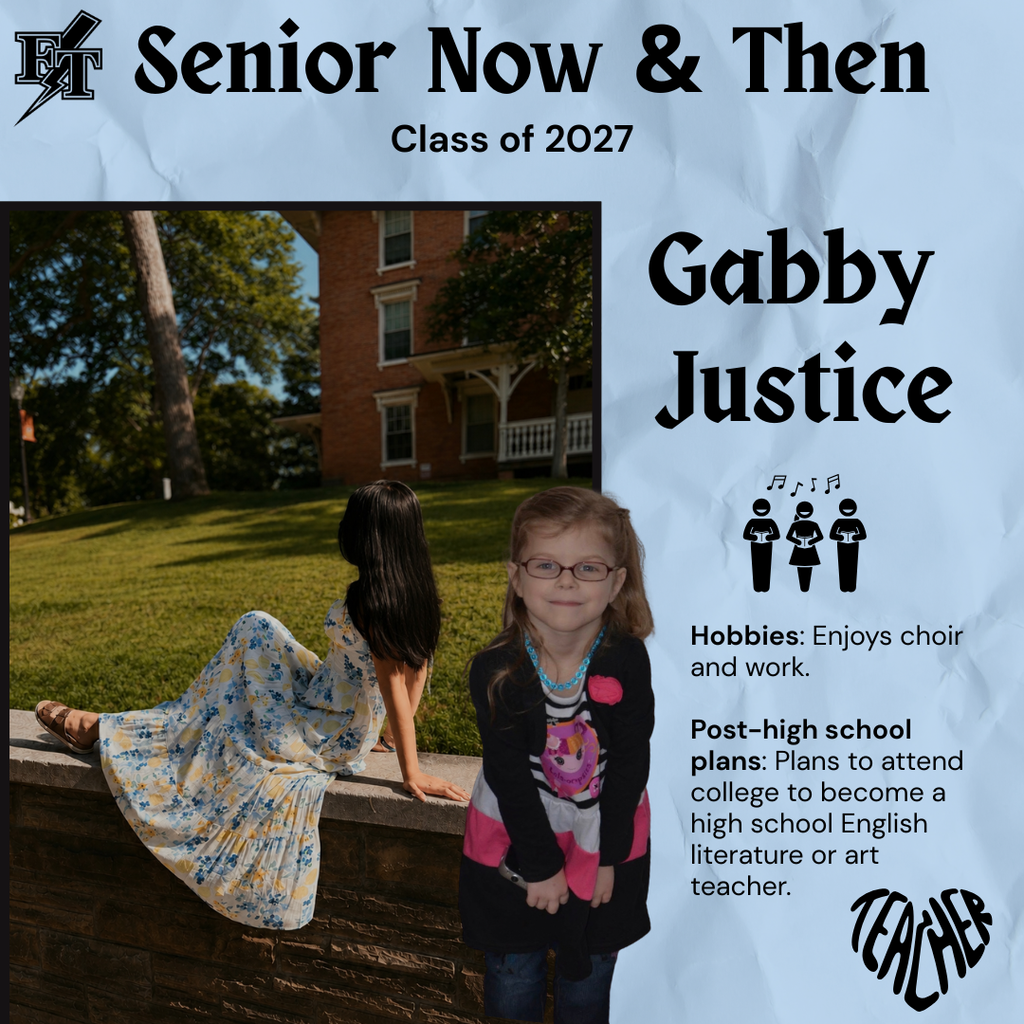 Gabby Justice Senior Now and Then