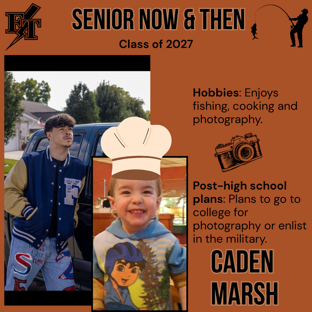 Caden Marsh Senior Now and Then