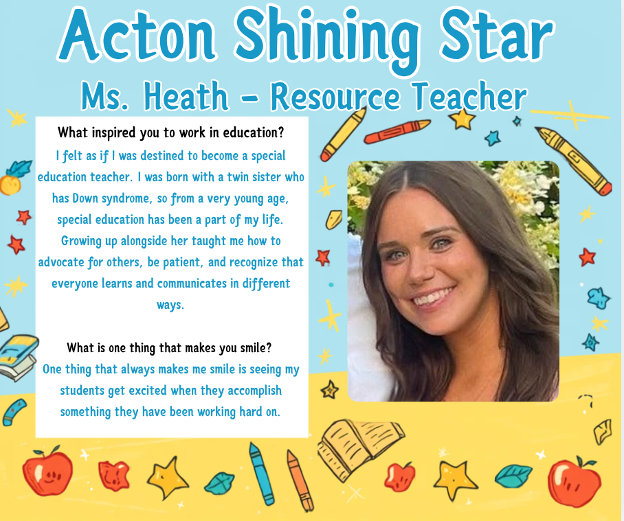 Acton Shining Star-Ms. Heath