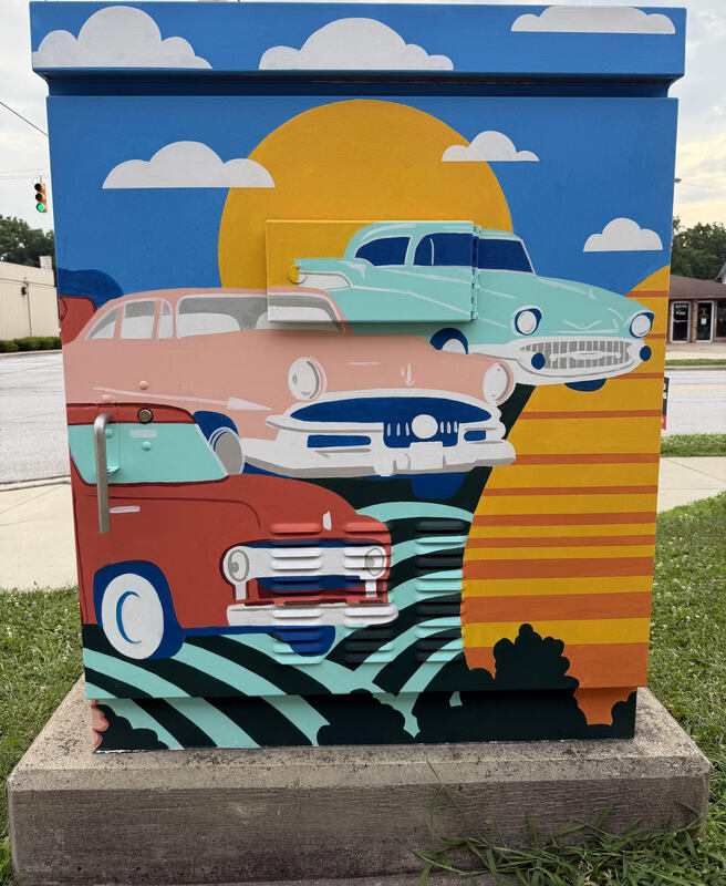 Christina Hollering, FC Alum commissioned to paint in Wanamaker