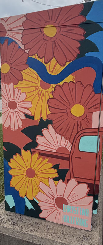 Christina Hollering, FC Alum commissioned to paint in Wanamaker