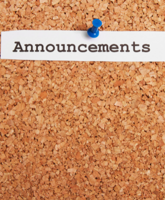Announcements