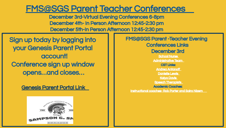 SGS Conferences