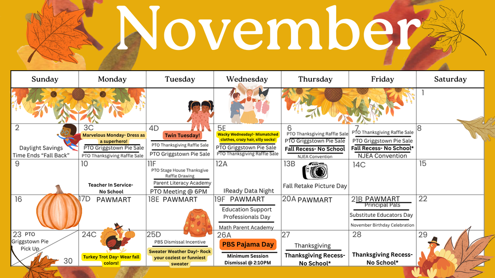 November 2025 Calendar