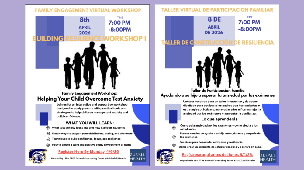 Building Resilience Workshop English & Spanish information