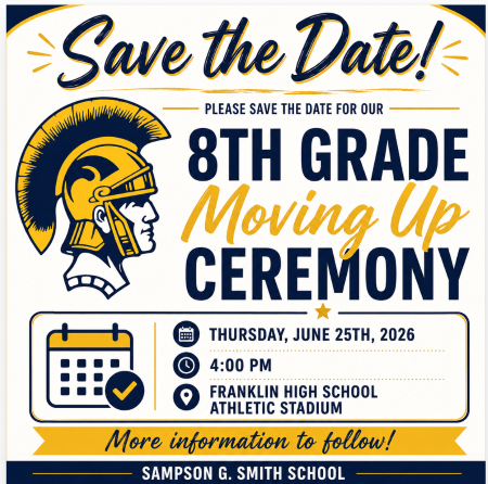 8th Grade Moving Up Ceremony 2026