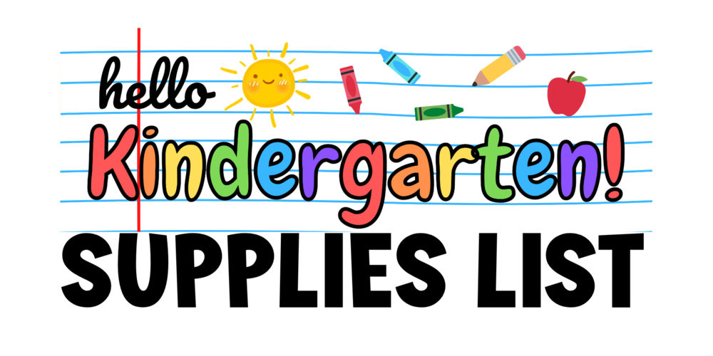 Kindergarten Supplies