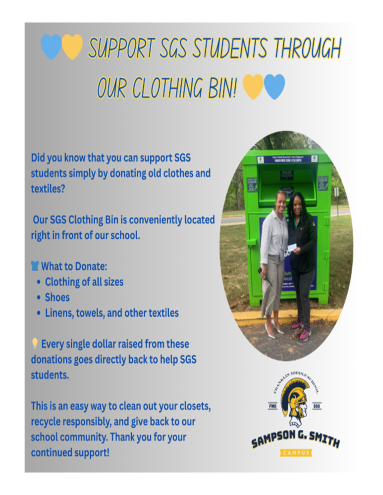 SGS Clothing Bin 2025