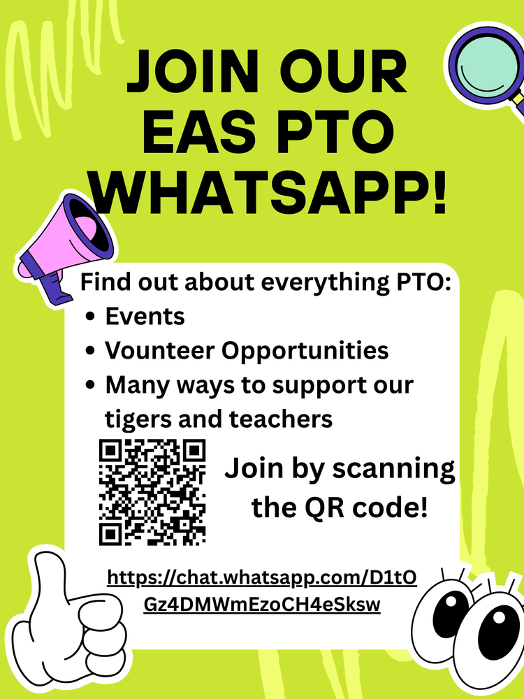 Join Our EAS PTO Whatsapp!